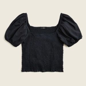 NWT J Crew Smocked Broken-In Top XL